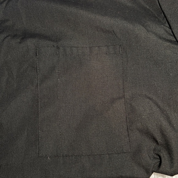 Black Natural Uniforms Scrub Jacket. Size XL. - Picture 4 of 5